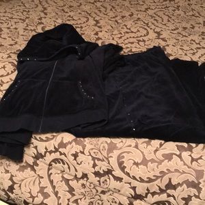 Two piece Velour Jumpsuit